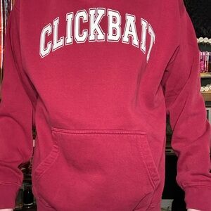 Men’s Burgundy Crewneck Sweatshirt